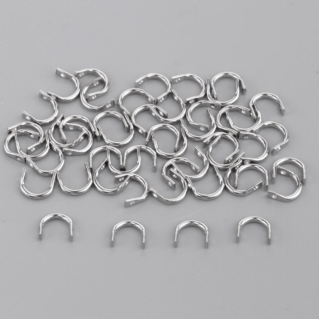 Fishing Lure Accessories - Folded Clevises Stainless Steel Spinner Lure