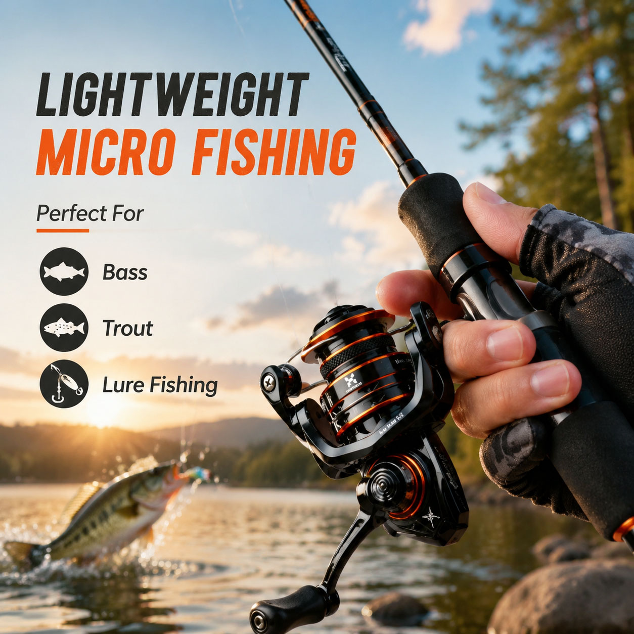 HASIDA Butterfly 800 Ultraligh - Kastking Reel Zephyr review and price