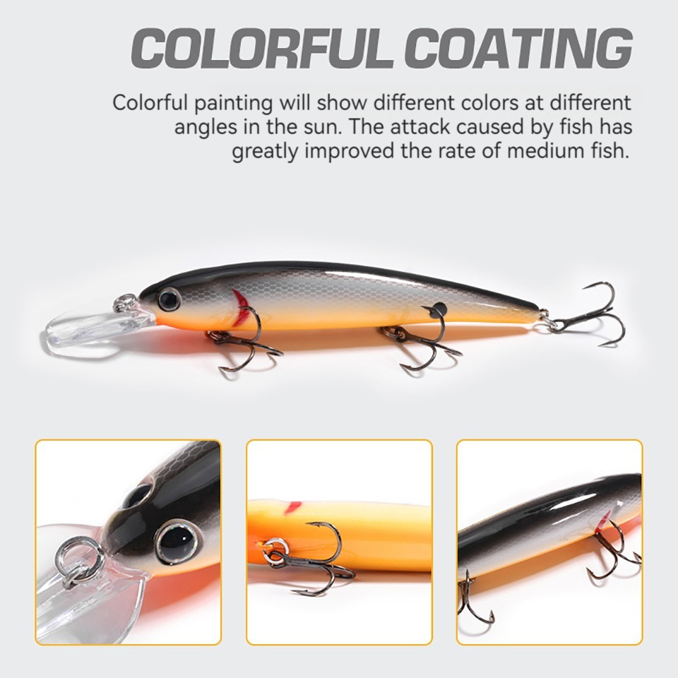 12cm 17g Jerkbait Minnow Big C - Fishing Lure Jerkbait review and price